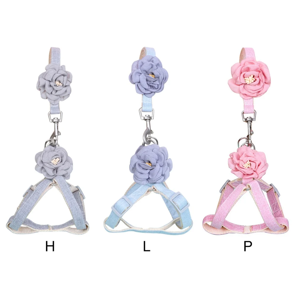 Pet Harness and Leash Set Adjustable Soft Flower Double Layer Dog Harness For Small Medium Dogs Leash Outdoor Walking
Pet Harness and Leash Set Adjustable Soft Flower Double Layer Dog Harness For Small Medium Dogs Leash Outdoor Walking
