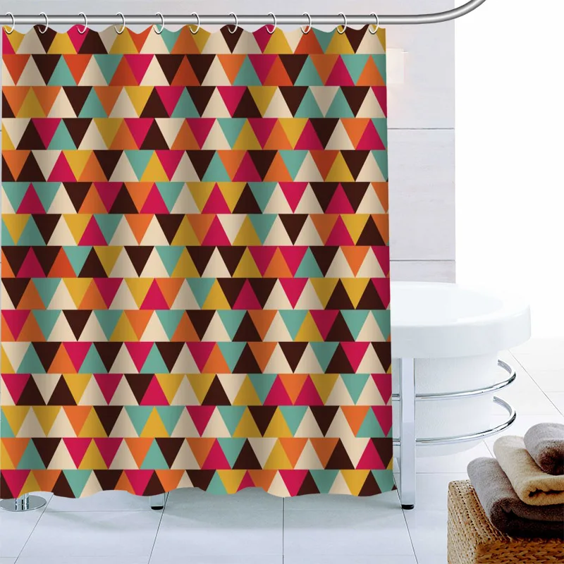 ShunQian Geometric Pattern Shower Curtain Polyester Fabric Bath Screens Curtains For Bathroom 3D Waterproof Bath Curtain Hook
ShunQian Geometric Pattern Shower Curtain Polyester Fabric Bath Screens Curtains For Bathroom 3D Waterproof Bath Curtain Hook