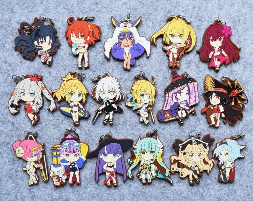 Судьба/большой заказ FGO Nero Saber Ritsuka Oda Nobunaga резиновый брелок для купальников