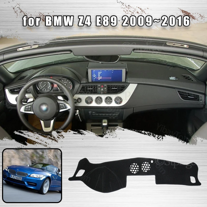Коврик для приборной панели автомобиля, коврик для приборной панели для BMW Z4 E89 2009 ~ 2016, автомобильный нескользящий ковер от солнца
Коврик для приборной панели автомобиля, коврик для приборной панели для BMW Z4 E89 2009 ~ 2016, автомобильный нескользящий ковер от солнца