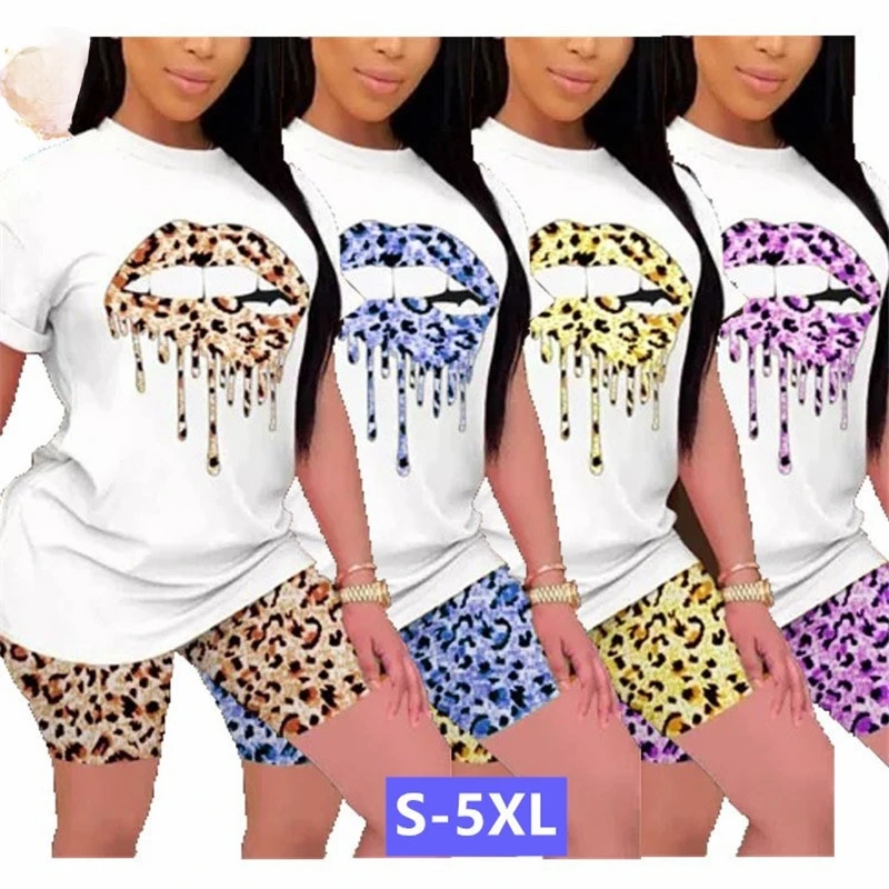 Размера плюс S-5xl шорты Ювелирные наборы для женщин из двух предметов летний комплект для губ и леопардовым принтом Футболка с принтом топ и ...
Размера плюс S-5xl шорты Ювелирные наборы для женщин из двух предметов летний комплект для губ и леопардовым принтом Футболка с принтом топ и ...