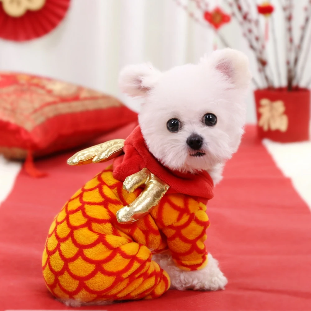 Pet Dog Winter Warm Clothes Funny Traditional Chinese Dinosaur Costumes Plush Cat Coat Small Cat Kitten Hoodie Puppy Dog Clothes
Pet Dog Winter Warm Clothes Funny Traditional Chinese Dinosaur Costumes Plush Cat Coat Small Cat Kitten Hoodie Puppy Dog Clothes