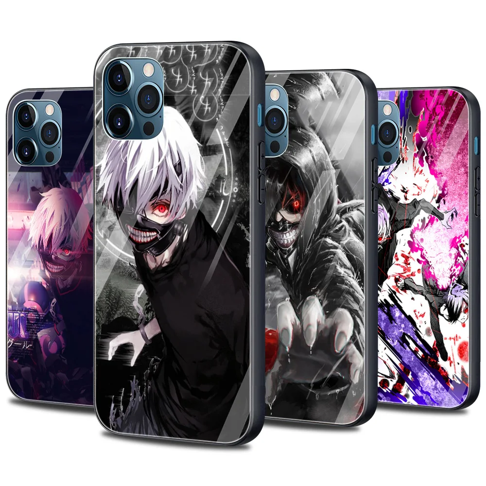 Tokyo Ghoul Anime Glass Smartphone Case For iPhone 12 11 Pro Max XS XR X 7 8 Plus 12 Mini SE 2020 Black Silicone Cover
Tokyo Ghoul Anime Glass Smartphone Case For iPhone 12 11 Pro Max XS XR X 7 8 Plus 12 Mini SE 2020 Black Silicone Cover