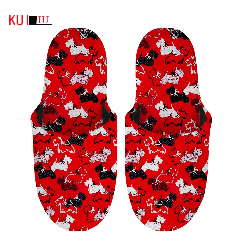 KUILIU Cotton Slippers Women Men's Shoes For Kids Boy Girl Winter Slides Custom Cartoon Westie Printing Home Indoor Footwear
KUILIU Cotton Slippers Women Men's Shoes For Kids Boy Girl Winter Slides Custom Cartoon Westie Printing Home Indoor Footwear