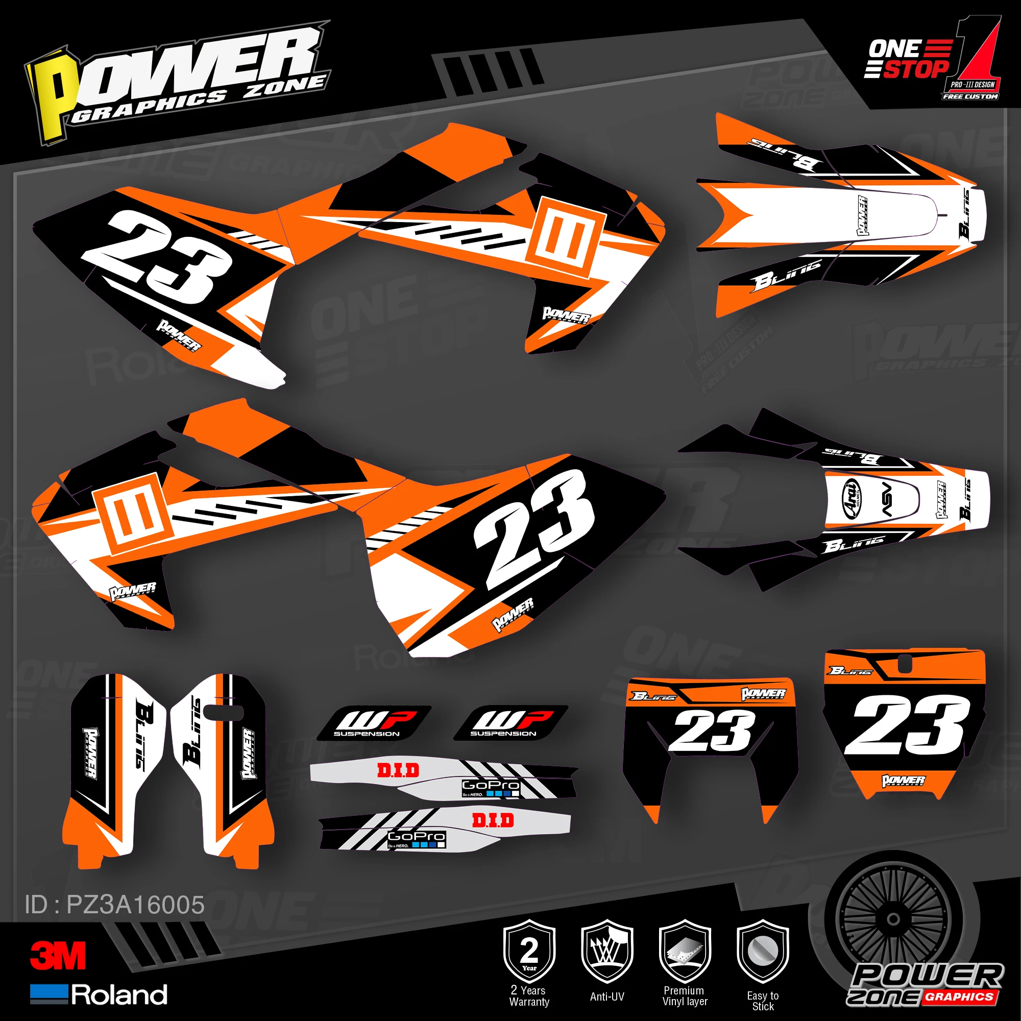 PowerZone Custom Team Graphics Decals 3M Stickers Kit For Husqvarna Sticker 2016-18 TC FC TX FX FS 2017-19 TE FE 125-450cc 05
PowerZone Custom Team Graphics Decals 3M Stickers Kit For Husqvarna Sticker 2016-18 TC FC TX FX FS 2017-19 TE FE 125-450cc 05
