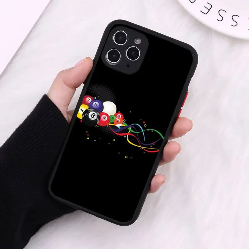 Billiards Snooker Sports Amazing Phone Case Matte Transparent for iPhone 7 8 11 12 s mini pro X XS XR MAX Plus cover funda
Billiards Snooker Sports Amazing Phone Case Matte Transparent for iPhone 7 8 11 12 s mini pro X XS XR MAX Plus cover funda