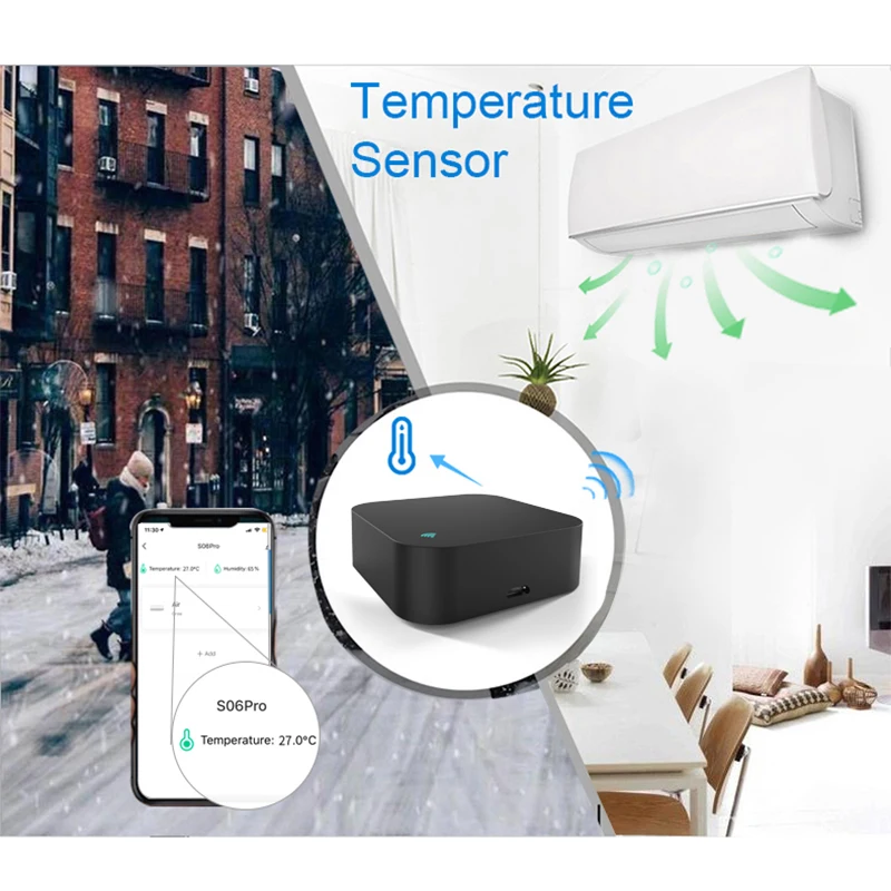 Пульт ДУ Tuya Smart Universal Wifi голосовое управление датчик температуры и влажности