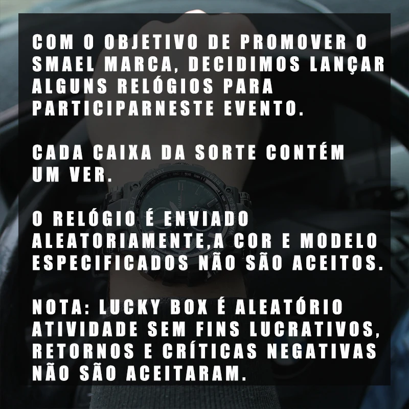 $ 8,99 Caixa da sorte para o Brasil 
$ 8,99 Caixa da sorte para o Brasil