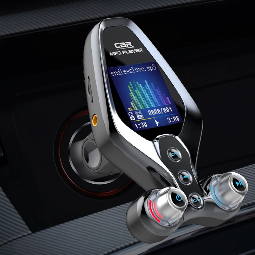 LCD FM Modulator Transmitter Bluetooth Radio QC3.0 USB Car Charger Handsfree Car Kit Wireless Aux Audio Transmiter Accessories
LCD FM Modulator Transmitter Bluetooth Radio QC3.0 USB Car Charger Handsfree Car Kit Wireless Aux Audio Transmiter Accessories