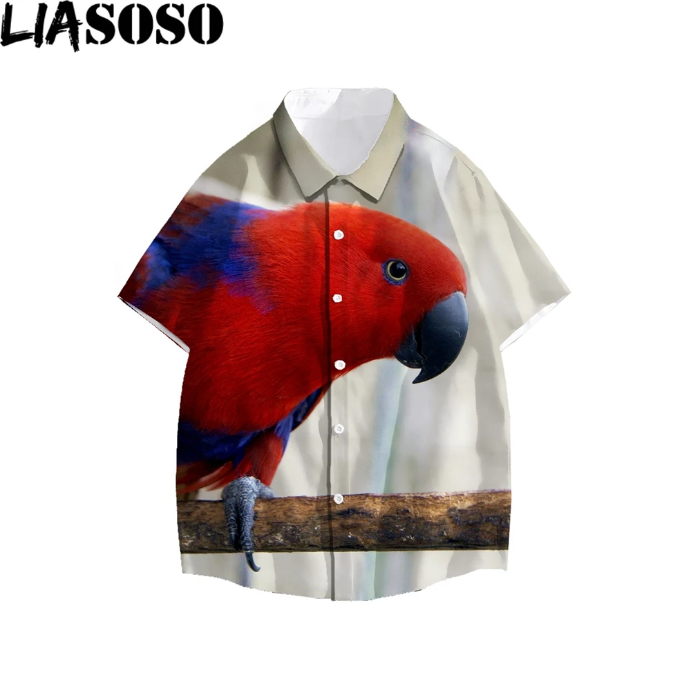 LIASOSO Parrot Birds 3D Print Men Women Shirt Summer Beach Loose Buttons Top Animal Oversized Cardigan Casual Comfortable Street
LIASOSO Parrot Birds 3D Print Men Women Shirt Summer Beach Loose Buttons Top Animal Oversized Cardigan Casual Comfortable Street