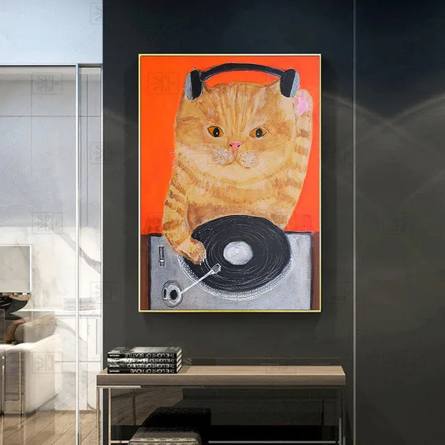Cartoon Cute Cat Modern Posters and Prints Canvas Painting Wall Picture for Living Room Kid's Bedroom Cuadros Home Decor Nursery
Cartoon Cute Cat Modern Posters and Prints Canvas Painting Wall Picture for Living Room Kid's Bedroom Cuadros Home Decor Nursery