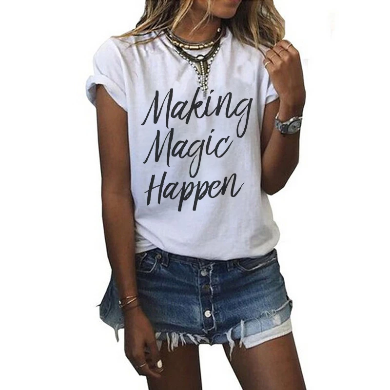 Повседневные топы, футболка в стиле Харадзюку, женская рубашка с круглым вырезом, женские футболки, модные футболки с надписью 
Повседневные топы, футболка в стиле Харадзюку, женская рубашка с круглым вырезом, женские футболки, модные футболки с надписью