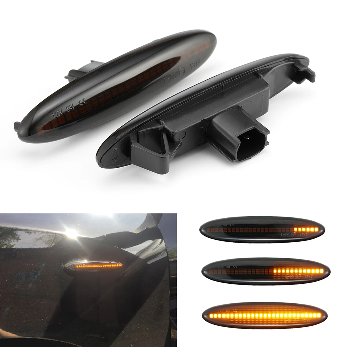 Amber LED Dynamic Side Marker Turn Signal Light For Lexus IS250 IS350 E350 Toyota Camry Highlander Car Styling
Amber LED Dynamic Side Marker Turn Signal Light For Lexus IS250 IS350 E350 Toyota Camry Highlander Car Styling