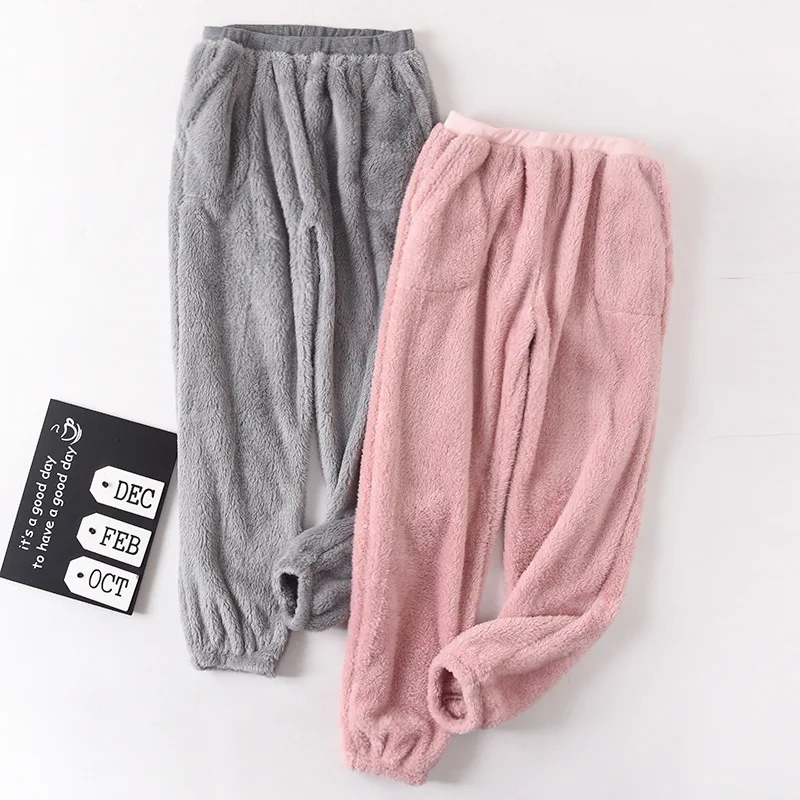 Autumn Winter Thick Women's Warm Pants Long Hair Pajamas Comfortable Cotton Velvet Home Pants Womans Lounge Wear Sleep Bottoms
Autumn Winter Thick Women's Warm Pants Long Hair Pajamas Comfortable Cotton Velvet Home Pants Womans Lounge Wear Sleep Bottoms
