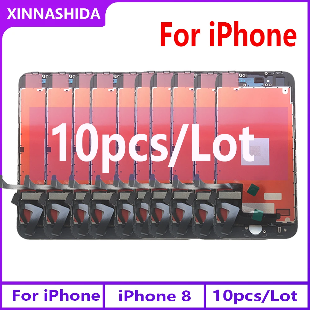 ЖК-дисплей для iPhone 8, 10 шт./компл., сенсорный дигитайзер в сборе, Замена для iPhone 8, экран, 100% тестирование
ЖК-дисплей для iPhone 8, 10 шт./компл., сенсорный дигитайзер в сборе, Замена для iPhone 8, экран, 100% тестирование