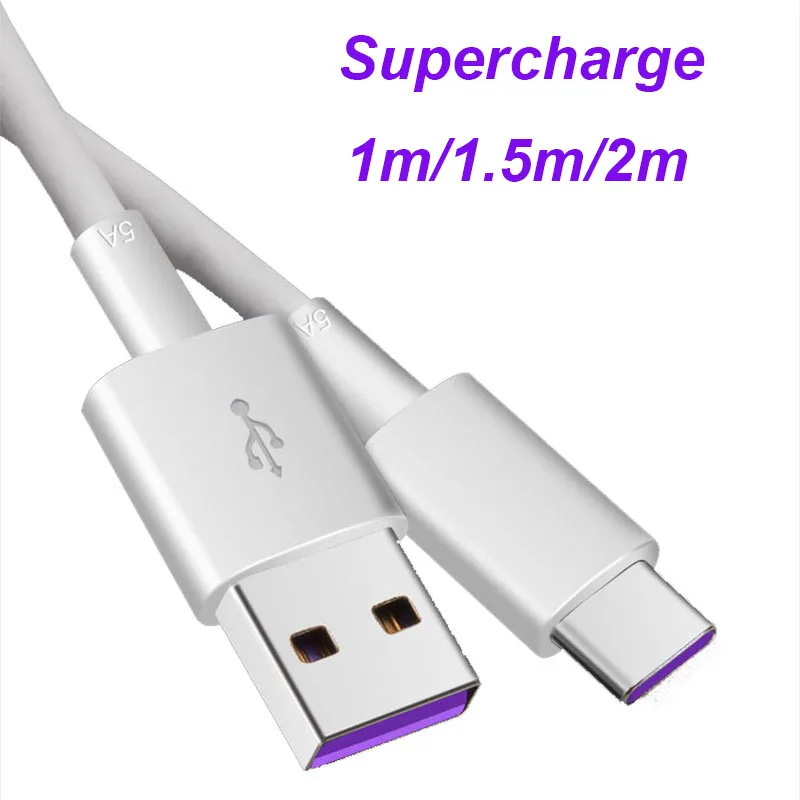 Оригинальный huawei usb type c кабель 5A Быстрая зарядка для samsung A50 A80 A70 Note10 xiaomi mi 9 9t redmi k20