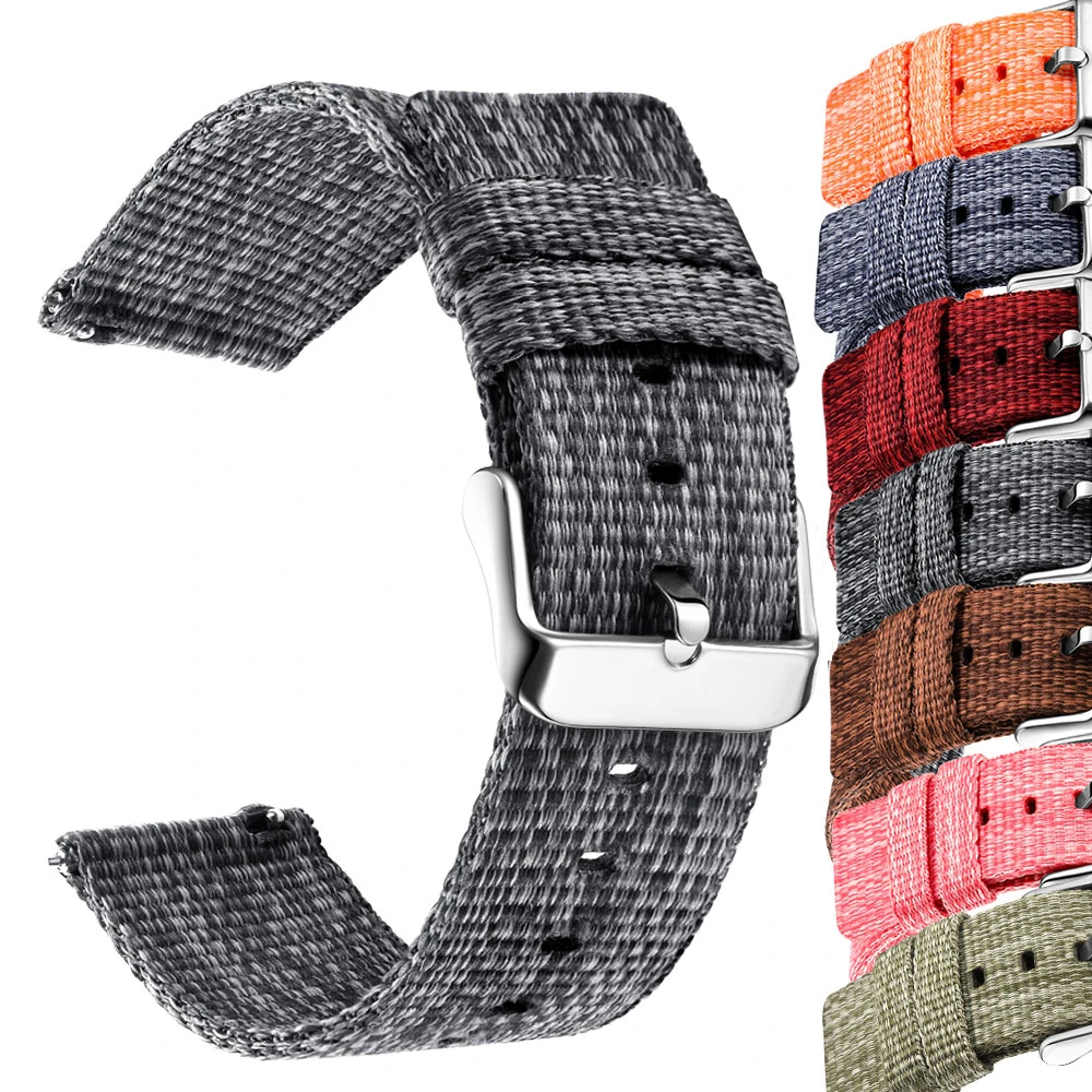 22mm 20mm Nylon Watchband For Samsung Galaxy Gear S3 S2 Watch Strap for Galaxy Watch 46mm 42mm Universal Band 18mm 24mm
22mm 20mm Nylon Watchband For Samsung Galaxy Gear S3 S2 Watch Strap for Galaxy Watch 46mm 42mm Universal Band 18mm 24mm