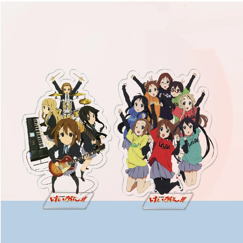 

15cm K-ON Anime Figure Kawaii Hirasawa Yui Akiyama Mio Nakano Azusa Kotobuki Tsumugi Action Figures Acrylic Stand Model Toy Gift