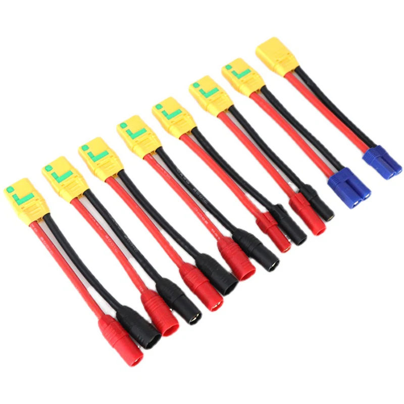 1 шт., Женский штекер Amass XT90S для разъема AS150 XT150/EC5, 50/100 мм 
1 шт., Женский штекер Amass XT90S для разъема AS150 XT150/EC5, 50/100 мм