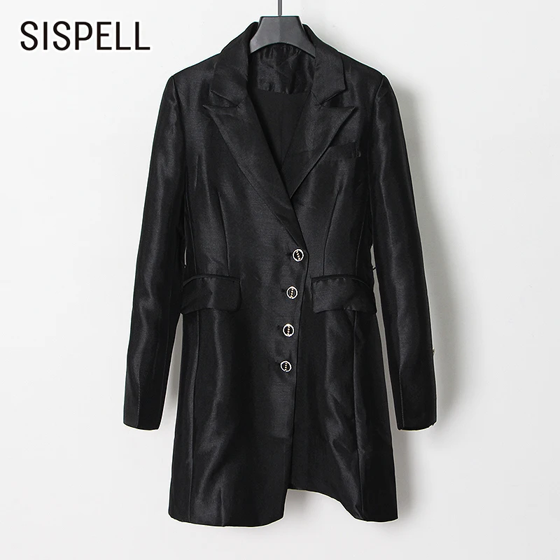 SISPELL Patchwork Chain Coats For Female Lapel Collar Long Sleeve High Waist Slimming Women's Casual Coat Fashion New 2021
SISPELL Patchwork Chain Coats For Female Lapel Collar Long Sleeve High Waist Slimming Women's Casual Coat Fashion New 2021
