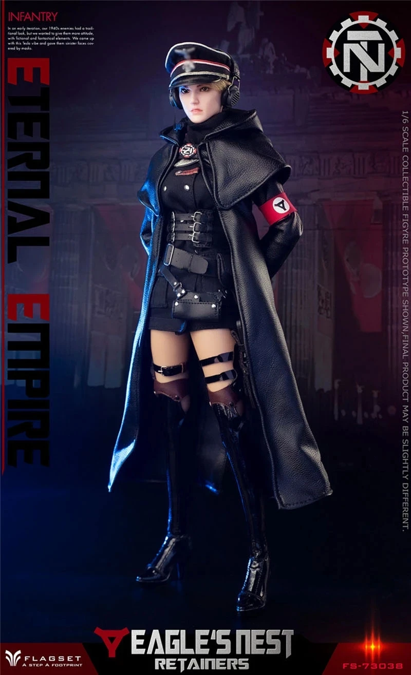 Presales 1/6 Scale FLAGSET FS-73038 Full Set Doll Eternal Empire Eagle Nest Guards Martina Female Soldier 12" Action Figure
Presales 1/6 Scale FLAGSET FS-73038 Full Set Doll Eternal Empire Eagle Nest Guards Martina Female Soldier 12" Action Figure