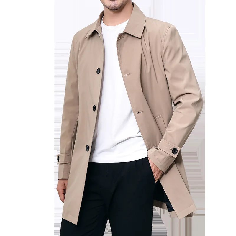 Mens Overcoat Business Casual Autumn Winter Coat Thick Windbreaker Fashion Khaki Long Trench Coat Men Xxxl 4xl Outerwear Boy Hot
Mens Overcoat Business Casual Autumn Winter Coat Thick Windbreaker Fashion Khaki Long Trench Coat Men Xxxl 4xl Outerwear Boy Hot
