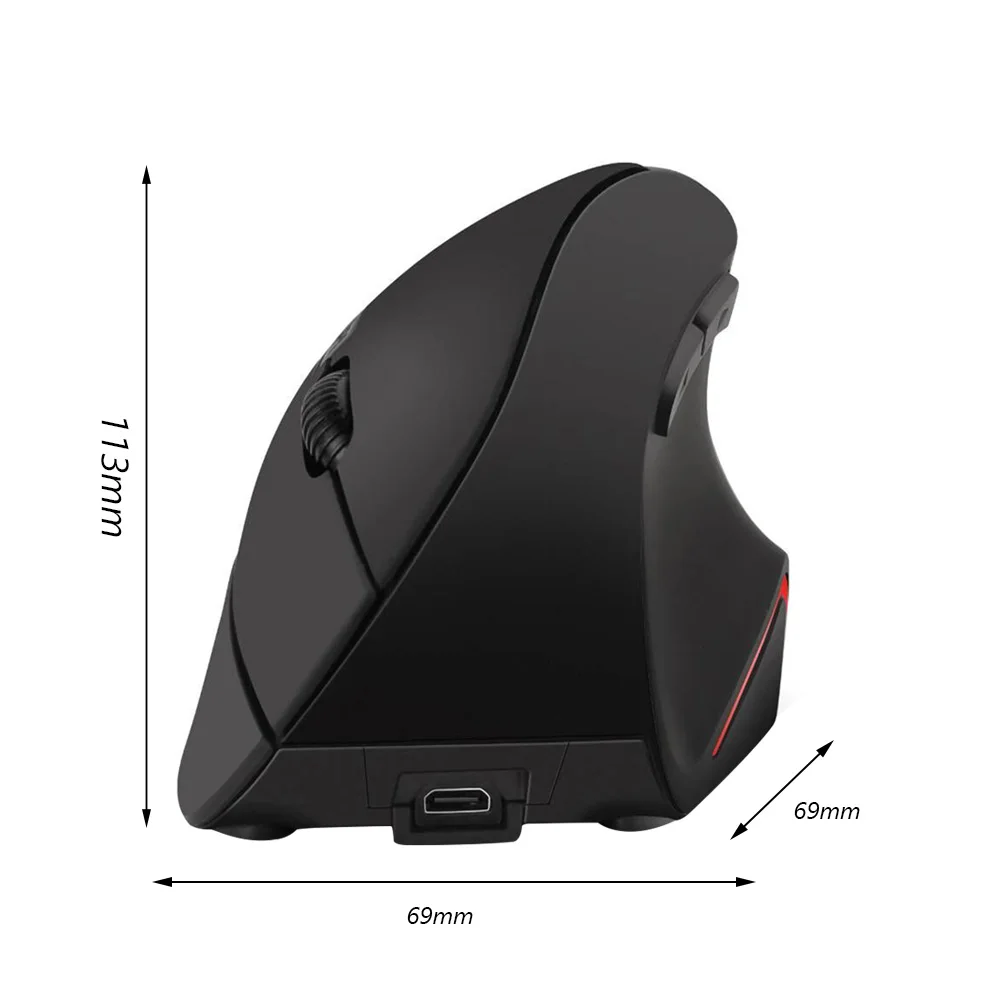 Black ABS 6Buttons 2.4GHz Vertical Relieve Wrist Pressure Mouse USB Receiver 3 Gear 2400DPI Adjustable Alleviates pressure Mice
Black ABS 6Buttons 2.4GHz Vertical Relieve Wrist Pressure Mouse USB Receiver 3 Gear 2400DPI Adjustable Alleviates pressure Mice