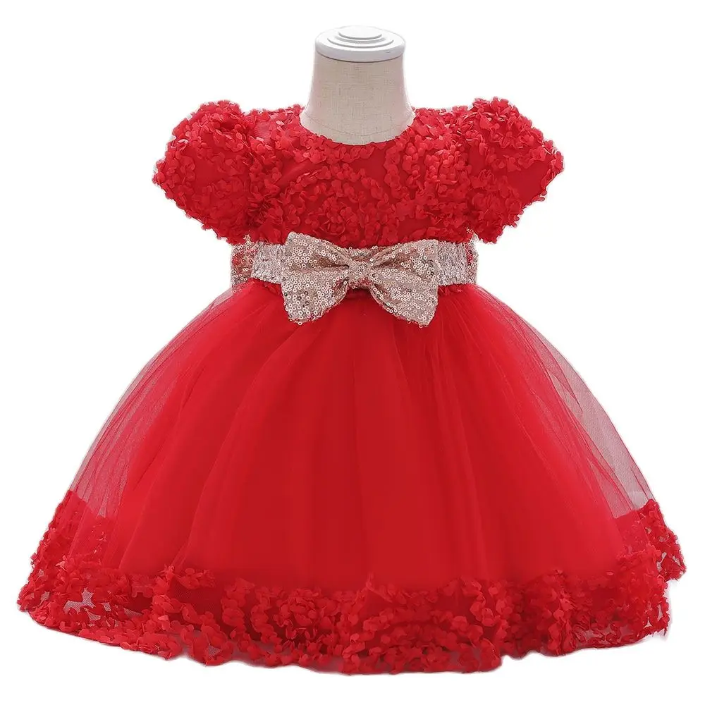 Baby Dress + Hair Band Newborn First Year Birthday Christened Dress Bow Wedding Party Gown Infant Clothes Girl Princess Dress
Baby Dress + Hair Band Newborn First Year Birthday Christened Dress Bow Wedding Party Gown Infant Clothes Girl Princess Dress