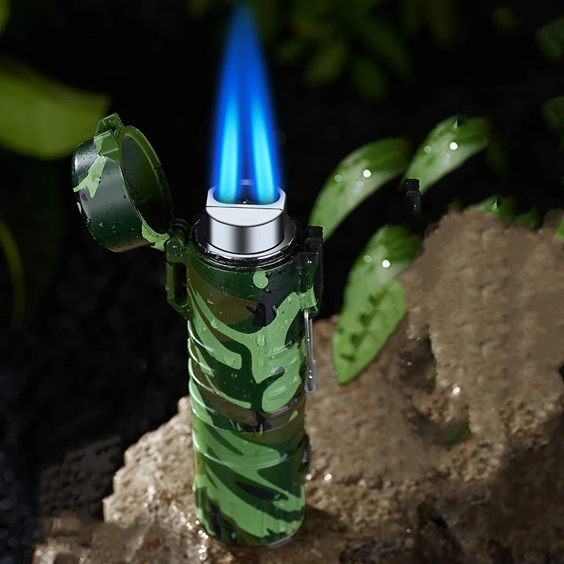 Double Torch Jet Butane Gas Lighter Double Arc Lihgter Deep Waterproof Windproof Outdoor Survival USB Lighter Gadgets For Men
Double Torch Jet Butane Gas Lighter Double Arc Lihgter Deep Waterproof Windproof Outdoor Survival USB Lighter Gadgets For Men