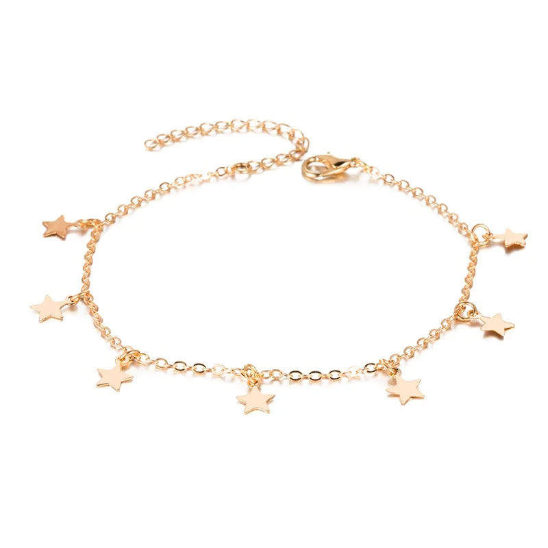 2pcs Vienkim Star Pendant Anklet Foot Chain Summer Yoga Beach Leg Bracelet Charm Anklets Jewelry Gift 2021 new accessories
2pcs Vienkim Star Pendant Anklet Foot Chain Summer Yoga Beach Leg Bracelet Charm Anklets Jewelry Gift 2021 new accessories
