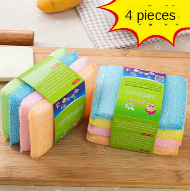 4pcs Microfiber Cloth Rag Scrub Sponge Cleaning Brush King Super Decontamination Household Cloth Cleaning Up
4pcs Microfiber Cloth Rag Scrub Sponge Cleaning Brush King Super Decontamination Household Cloth Cleaning Up