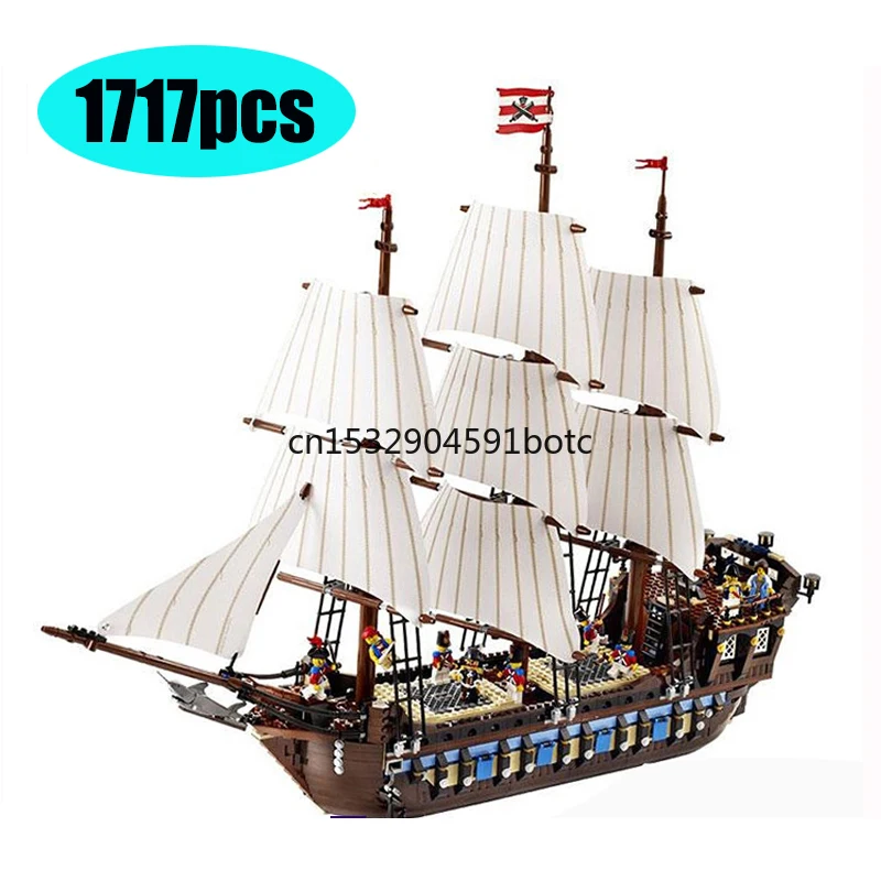 In stock 1717Pcs 22001 Pirate Ship Warships Model Building Block Briks 10210 Educational Children Toys Birthday Gifts
In stock 1717Pcs 22001 Pirate Ship Warships Model Building Block Briks 10210 Educational Children Toys Birthday Gifts
