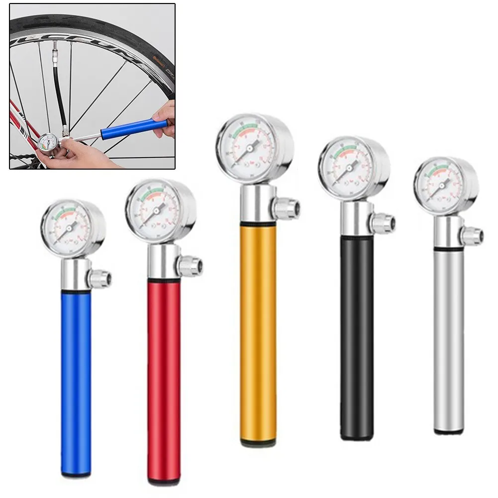 Portable 120psi High-pressure Bicycle Air Shock Pump With Gauge Aluminum Alloy Mountain Bike Tire Inflator Pumps Accessories
Portable 120psi High-pressure Bicycle Air Shock Pump With Gauge Aluminum Alloy Mountain Bike Tire Inflator Pumps Accessories
