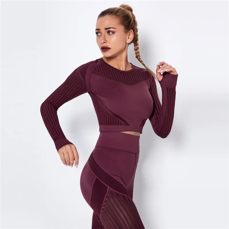 Hollow Out Seamless Yoga Set Sport Outfits Women Black Two 2 Piece Crop Top Bra Leggings Workout Gym suit Fitness Sport Sets
Hollow Out Seamless Yoga Set Sport Outfits Women Black Two 2 Piece Crop Top Bra Leggings Workout Gym suit Fitness Sport Sets