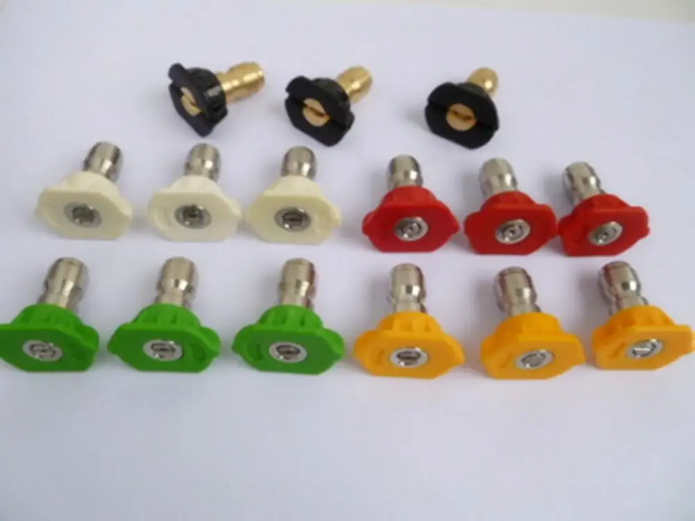 5pcs Stainless Steel G1/4 Quick-connect Spray Nozzle High Pressure Clean Machine Water Gun Parts Car Washing Connector
5pcs Stainless Steel G1/4 Quick-connect Spray Nozzle High Pressure Clean Machine Water Gun Parts Car Washing Connector