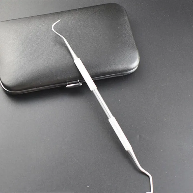 1 Piece Double-End Hook Stainless Steel Dental Probe Professional Hygiene Oral Care Teeth Clean Hygiene Tools
1 Piece Double-End Hook Stainless Steel Dental Probe Professional Hygiene Oral Care Teeth Clean Hygiene Tools