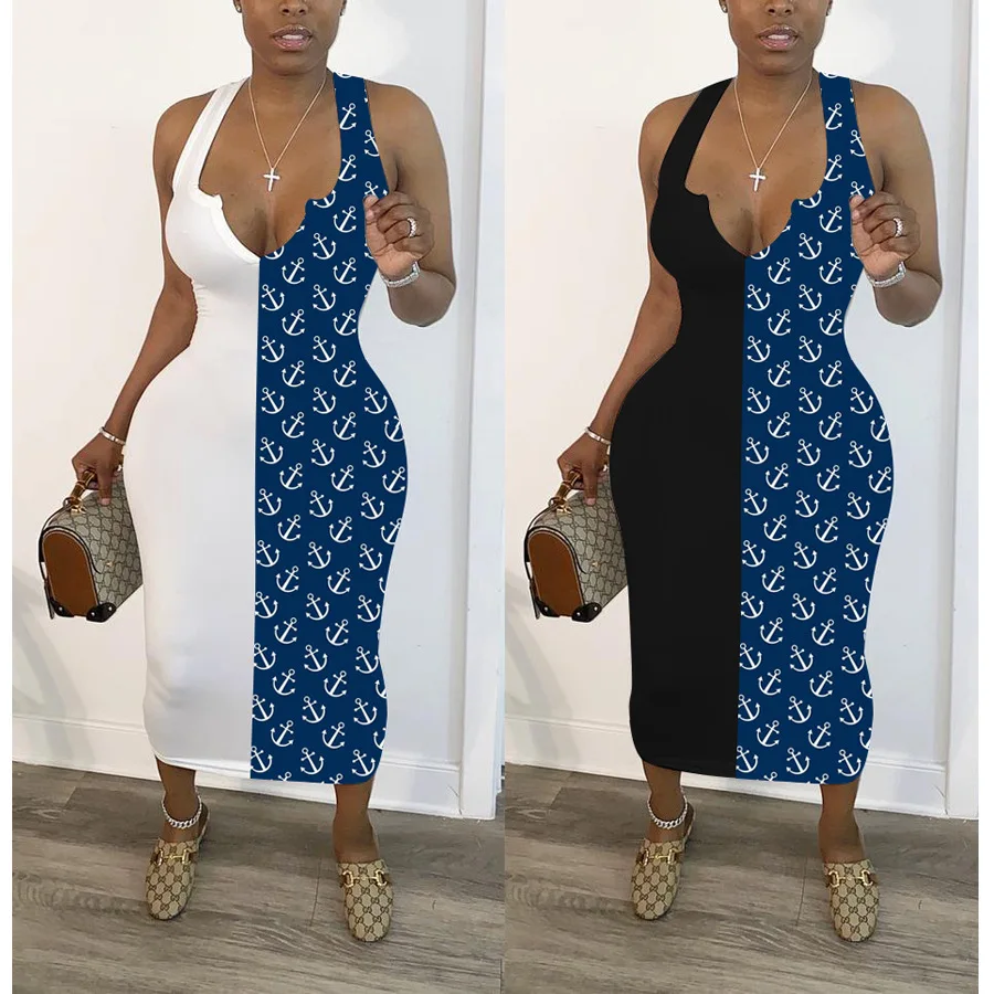 2021 Fashion v-neck design sexy skinny high waist long dress street brand Lady Summer Beach style dress
2021 Fashion v-neck design sexy skinny high waist long dress street brand Lady Summer Beach style dress
