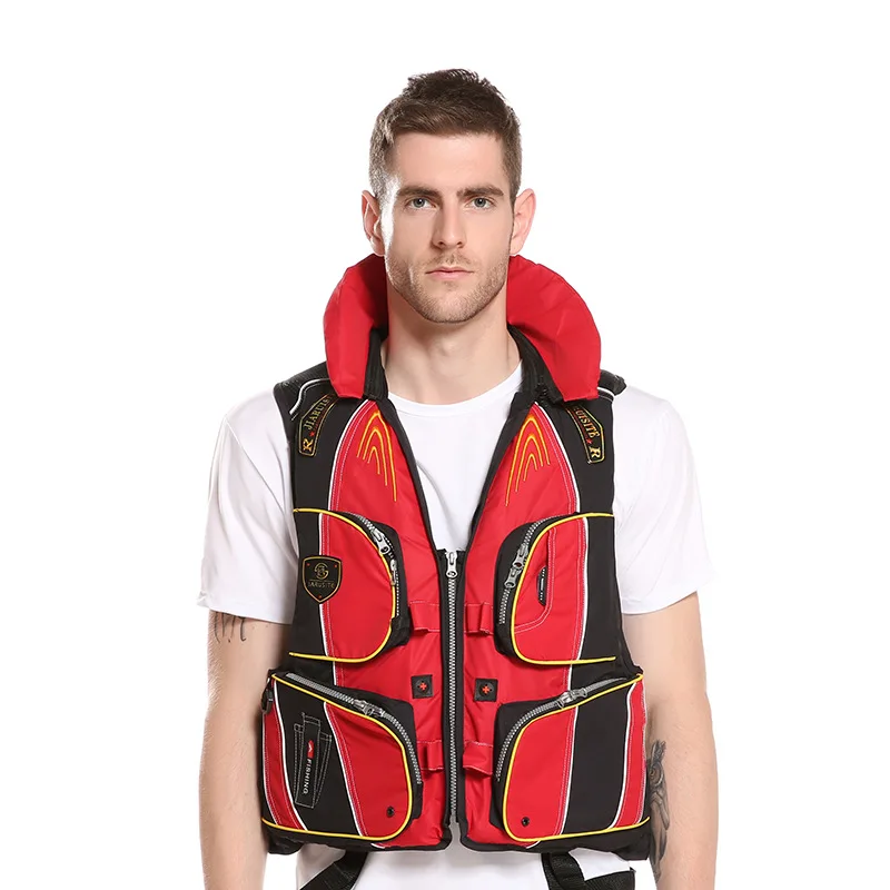 Adjustable Life Jacket Outdoor Water Sports Safety Life Jacket Boat Drifting Survival Swimwear Multi Pockets Safety Vest Whistle
Adjustable Life Jacket Outdoor Water Sports Safety Life Jacket Boat Drifting Survival Swimwear Multi Pockets Safety Vest Whistle