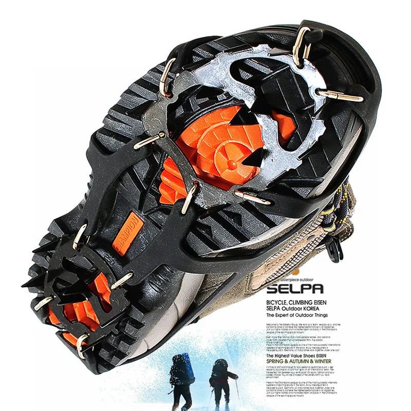 1 Pair 18 Teeth crampons Non-slip Ice Snow Climbing Anti-slip Shoe Covers Spike Cleats Crampons Anti-slip Overshoes M/L
1 Pair 18 Teeth crampons Non-slip Ice Snow Climbing Anti-slip Shoe Covers Spike Cleats Crampons Anti-slip Overshoes M/L
