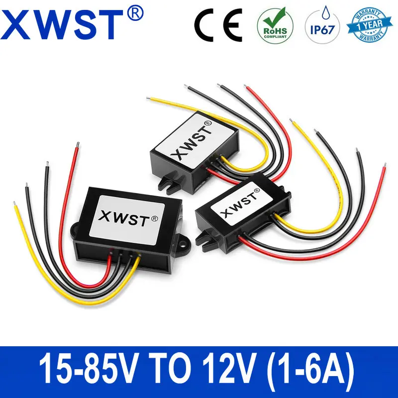 Преобразователь постоянного тока XWST модуль источника питания 24 В 36 48 60 в 72 80 85 12 1 А