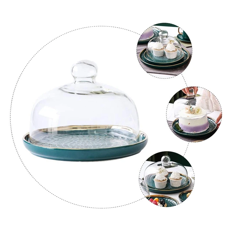 LBER Cake Stand Cake Plate Server with Dome Dessert Cake Cover Butter Dish Dome Tray Plate Fruit Platter 6- Inch
LBER Cake Stand Cake Plate Server with Dome Dessert Cake Cover Butter Dish Dome Tray Plate Fruit Platter 6- Inch