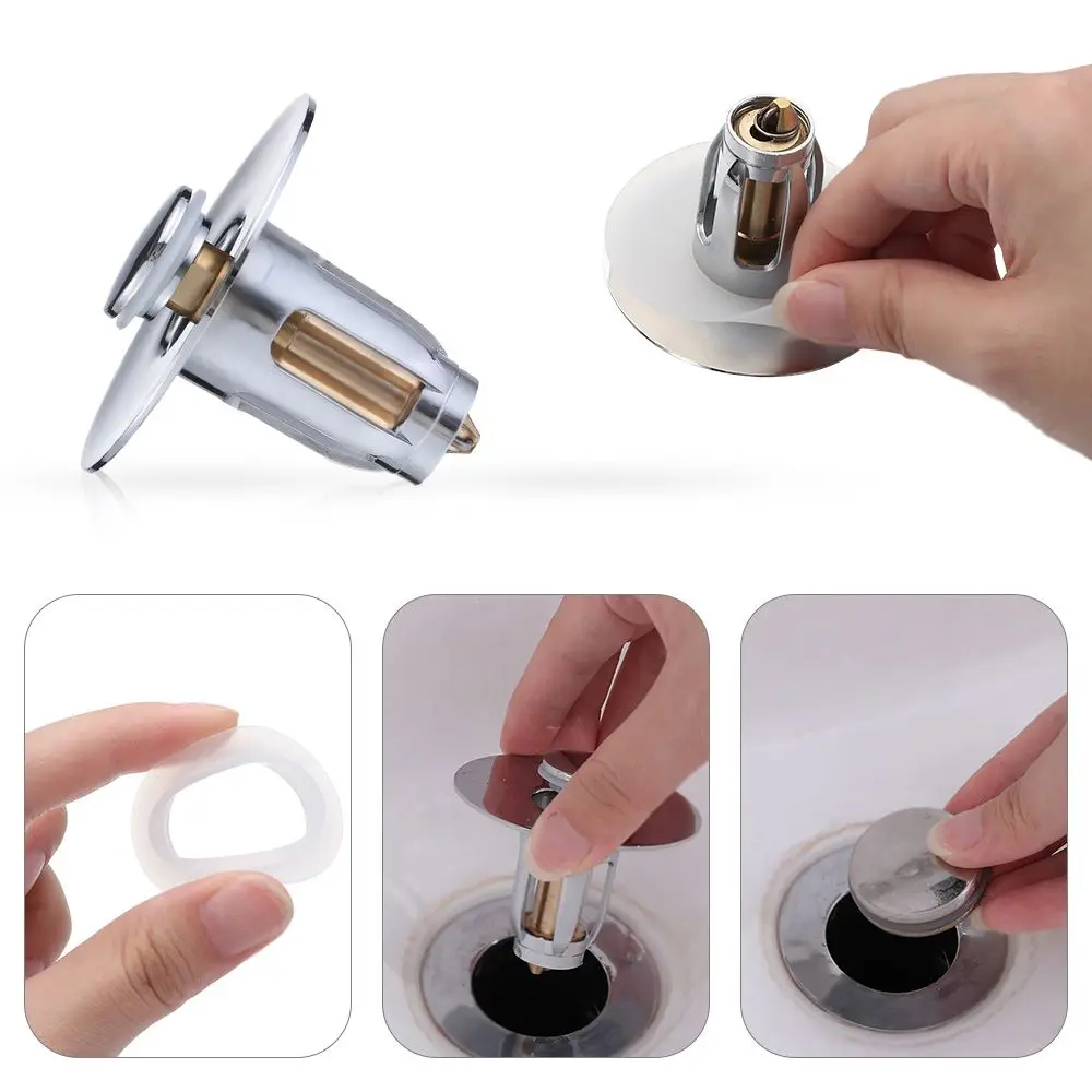 Universal Explosion-proof With Anti-clogging Basket Sink Drain Stopper Wash Basin Bounce Drain Filter Sink Drain Plug
Universal Explosion-proof With Anti-clogging Basket Sink Drain Stopper Wash Basin Bounce Drain Filter Sink Drain Plug