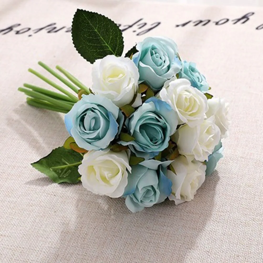 1 Bouquet X Artificial Rose Flower 10.04x6.69in 12 Heads Artificial Silk Flowers Bunch Rose Bouquet Wedding Home Party Decor
1 Bouquet X Artificial Rose Flower 10.04x6.69in 12 Heads Artificial Silk Flowers Bunch Rose Bouquet Wedding Home Party Decor