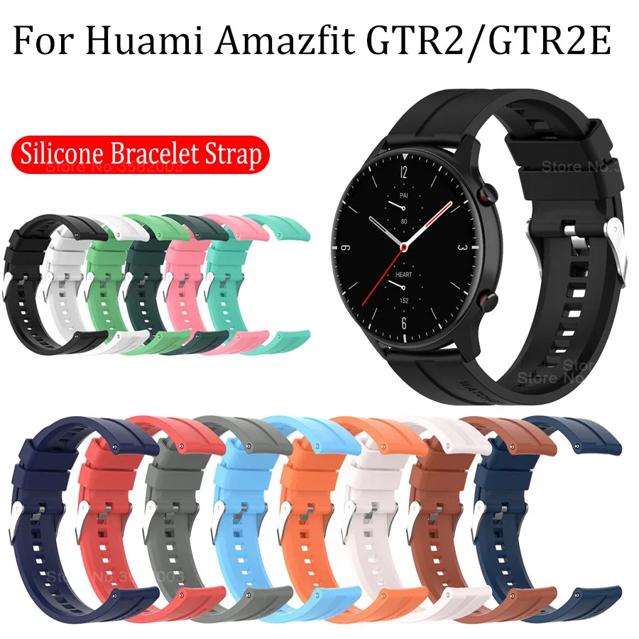 22mm Silicone Bracelet Strap Wrist For Huami Amazfit GTR2 Band Smart Watch For Amazfit GTR2E Wristband Watch accessories
22mm Silicone Bracelet Strap Wrist For Huami Amazfit GTR2 Band Smart Watch For Amazfit GTR2E Wristband Watch accessories
