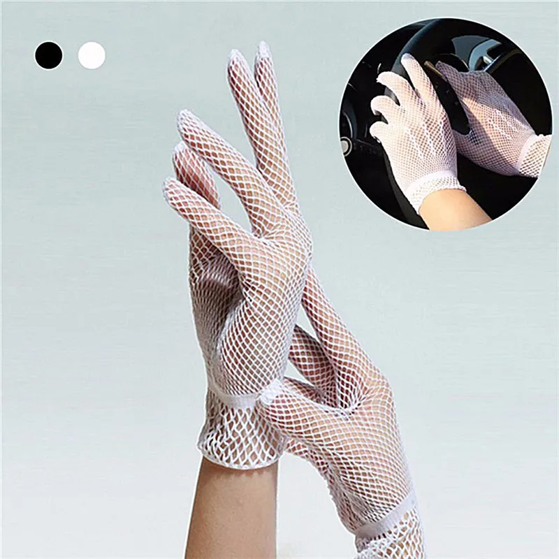 Mesh Fishnet Gloves Women UV-Proof Driving Gloves Nylon Mesh Solid Thin Summer Women Gloves Mitten Animals Gloves Woman
Mesh Fishnet Gloves Women UV-Proof Driving Gloves Nylon Mesh Solid Thin Summer Women Gloves Mitten Animals Gloves Woman