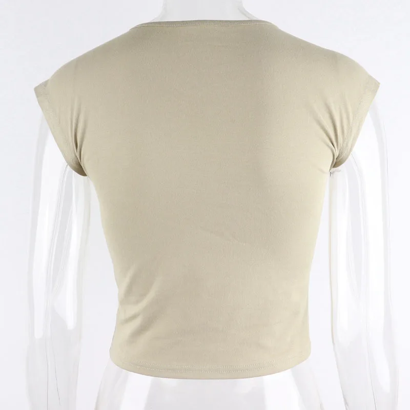 ArtSu Hollow Out T-shirt for Women Summer Sexy Bodycon Sexy Crop Top Streetwear Short Sleeve Solid Basic Tee Shirt Femme TS52920
ArtSu Hollow Out T-shirt for Women Summer Sexy Bodycon Sexy Crop Top Streetwear Short Sleeve Solid Basic Tee Shirt Femme TS52920
