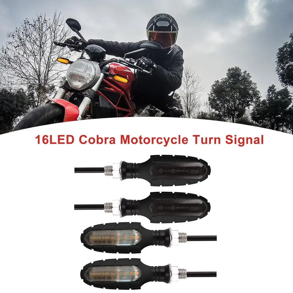 Motorcycle Turn Signal Light 12V 16 LED Flashing Brake Lights 300Lm SMD Flowing Water Blinker Bendable Motorcycle Signal Lamp
Motorcycle Turn Signal Light 12V 16 LED Flashing Brake Lights 300Lm SMD Flowing Water Blinker Bendable Motorcycle Signal Lamp