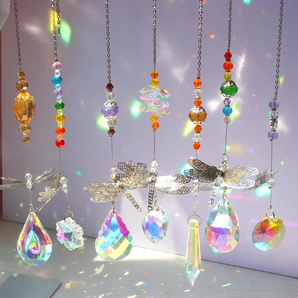 Crystal Wind Chime Handmade Pendant Hanging Drop for Garden Window Curtain Chandelier Home Decor Christmas Pendant Xmas Gifts
Crystal Wind Chime Handmade Pendant Hanging Drop for Garden Window Curtain Chandelier Home Decor Christmas Pendant Xmas Gifts