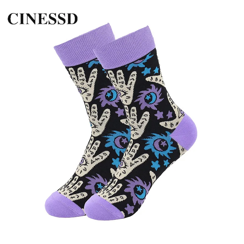 1 pairs Women Socks Harajuku Colorful Geometry Pattern Print Hip-hop skateboard Unisex Casual Cotton happy Funny Men's Crew Sock
1 pairs Women Socks Harajuku Colorful Geometry Pattern Print Hip-hop skateboard Unisex Casual Cotton happy Funny Men's Crew Sock