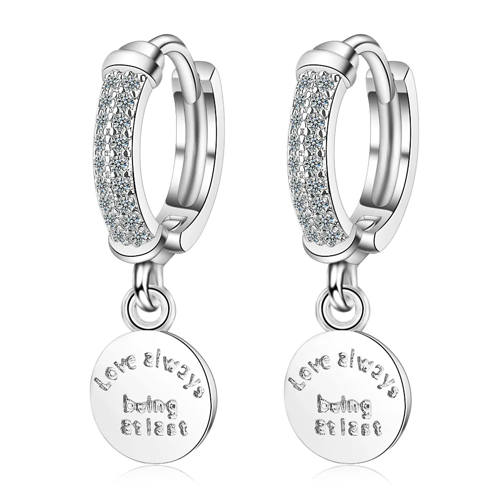 925 Sterling Silver Crystal Round Bead Stud Earrings For Women 2020 Engagement Wedding Birthday Gift Jewelry Brincos eh492
925 Sterling Silver Crystal Round Bead Stud Earrings For Women 2020 Engagement Wedding Birthday Gift Jewelry Brincos eh492